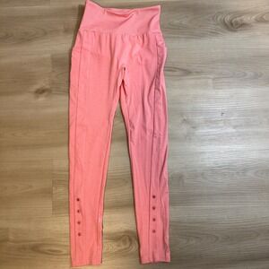 Gymshark Be a Visionary Seamless High‎ Waisted Leggings Coral Pink Size S
